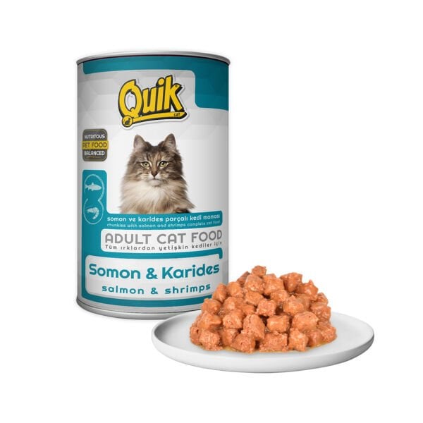 Quik Somon-Karides kedi Konservesi