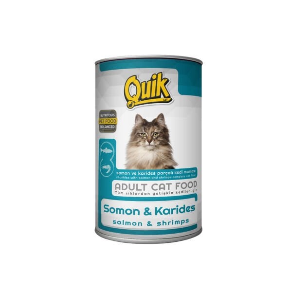 Quik Somon-Karides kedi Konservesi