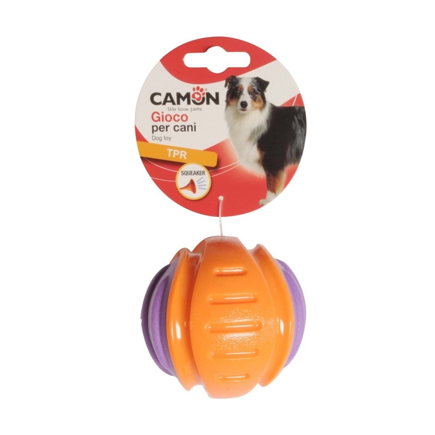 Camon TPR İki Renkli Top Gıcırtılı - Çeşitli Boyutlar