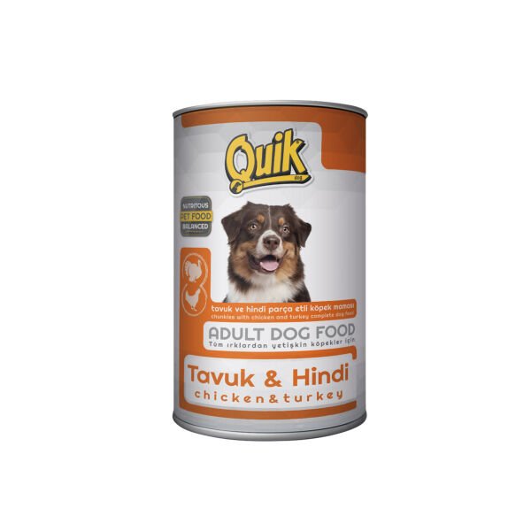 Quik Tavuk-Hindi köpek Konservesi 415 gr