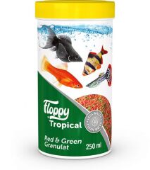 flp005-floppy tropıcal red&green granulat 250ml