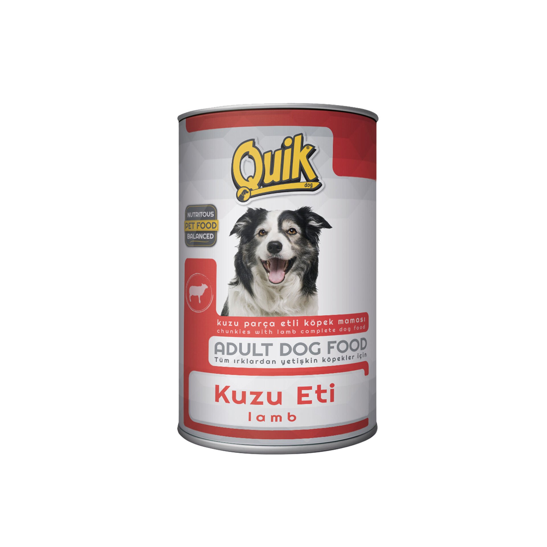 Quik  Kuzu Etli köpek Konservesi 415 gr