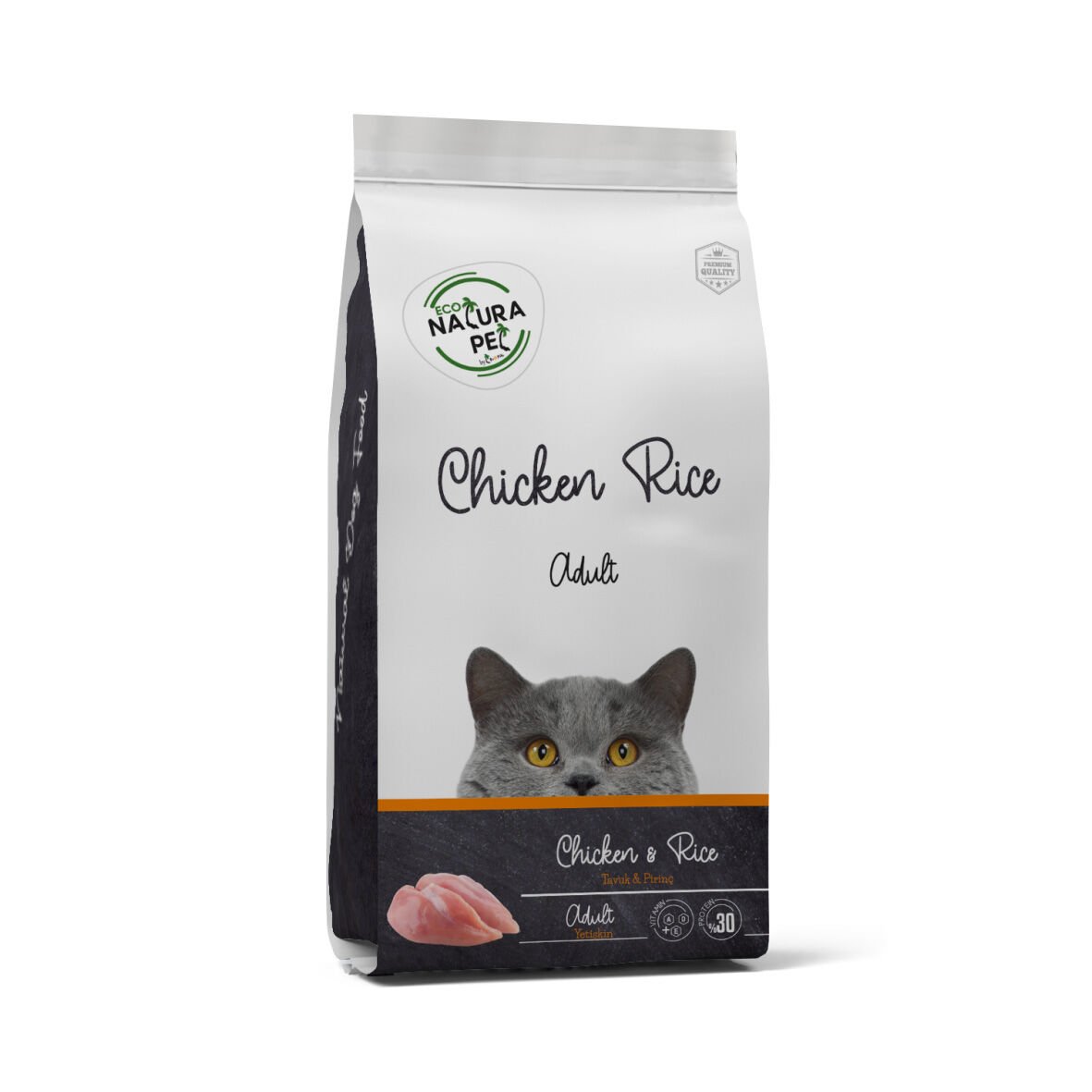 Eco Natura Pet Tavuk & Pirinçli Yetişkin Kedi Maması 1,5Kg