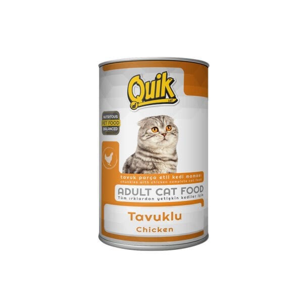 Quik Tavuklu Kedi  Konservesi 415 gr