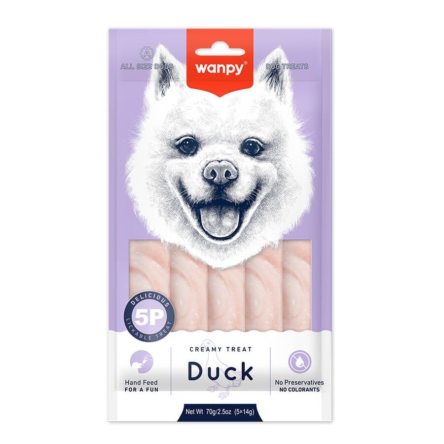 Wanpy Ördekli 12'li Krema Köpek Ödülü 5x14gr Pıwp-051