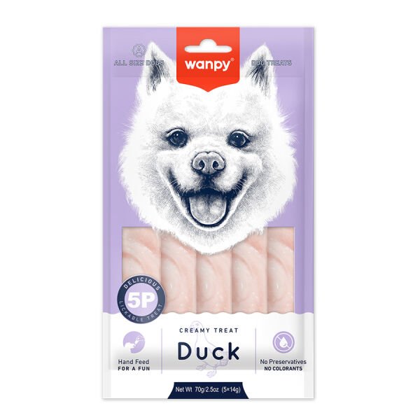 Wanpy Ördekli 12'li Krema Köpek Ödülü 5x14gr Pıwp-051