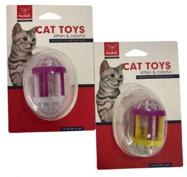 Nunbell Kedi Oyuncagı Zilli Silindir
