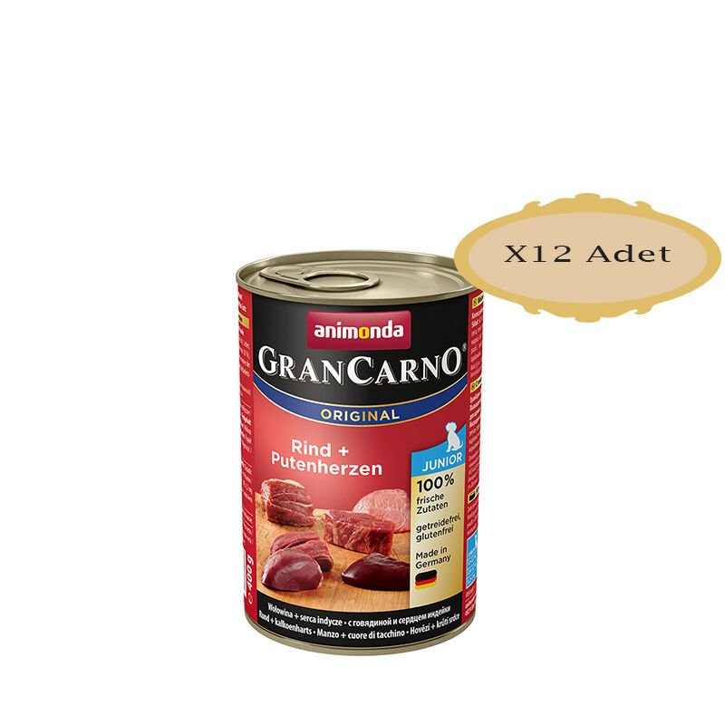 Animonda Carno Sığır&Hindi Puppy Konserve 400 Gr X 12 Adet