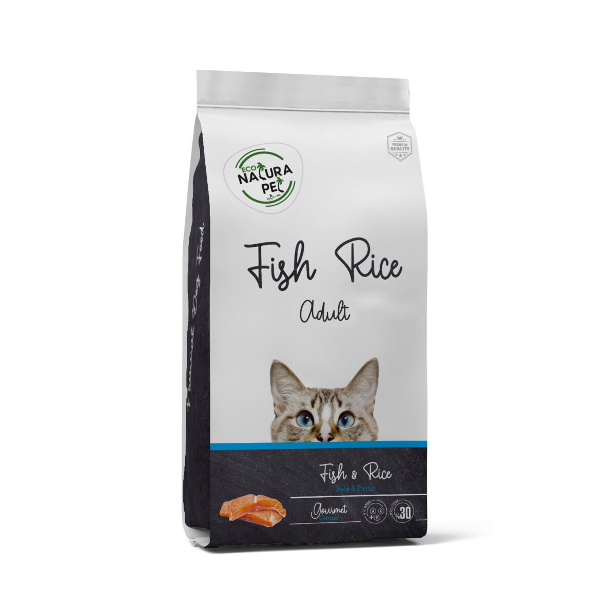 Eco Natura Pet Gurme Balık & Pirinçli Yetişkin Kedi Maması 1,5Kg