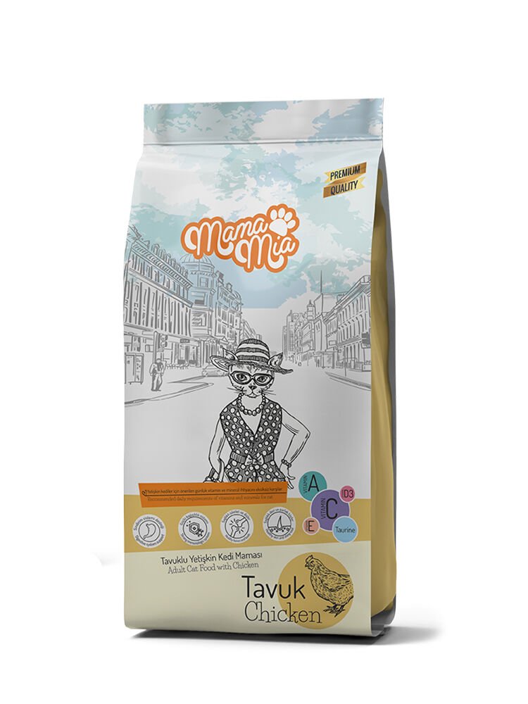 MamaMia Tavuklu Yetişkin Kedi Maması 15Kg