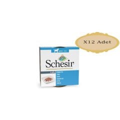Schesir Jel Ton Balıklı Köpek Konserve 150 Gr X 12 Adet