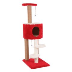 Cathause Üst Oval Merdivenli Tırmalama 128 Cm Kırmızı