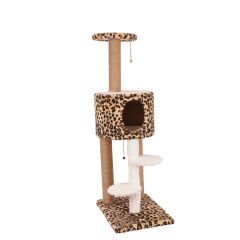 Cathause Üst Oval Merdivenli Tırmalama 128 Cm Leopar