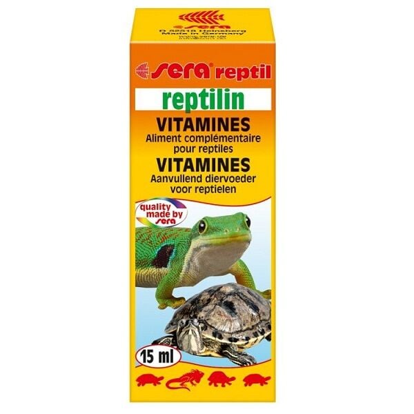 Sera Reptilin Kaplumbağa ve Sürüngen Vitamini 15 ml