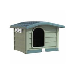 Bama Bungalow Köpek Kulubesi M Yeşil 89*75*62cm
