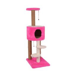 Cathause Üst Oval Merdivenli Tırmalama 128 Cm Pembe