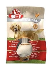 8in1 Delights Bones Düğümlü Tavuklu Yetişkin Köpek Çiğneme Kemiği 12 Gr