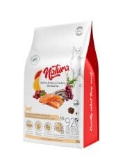 Natura LowGrain Sterilised Cat Food with Salmon,Anchovy&Cranberry 2kg