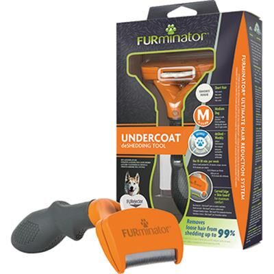 Furminator Orta Irk Kısa Tüylü Köpekler İçin Tüy Toplayıcı Tarak