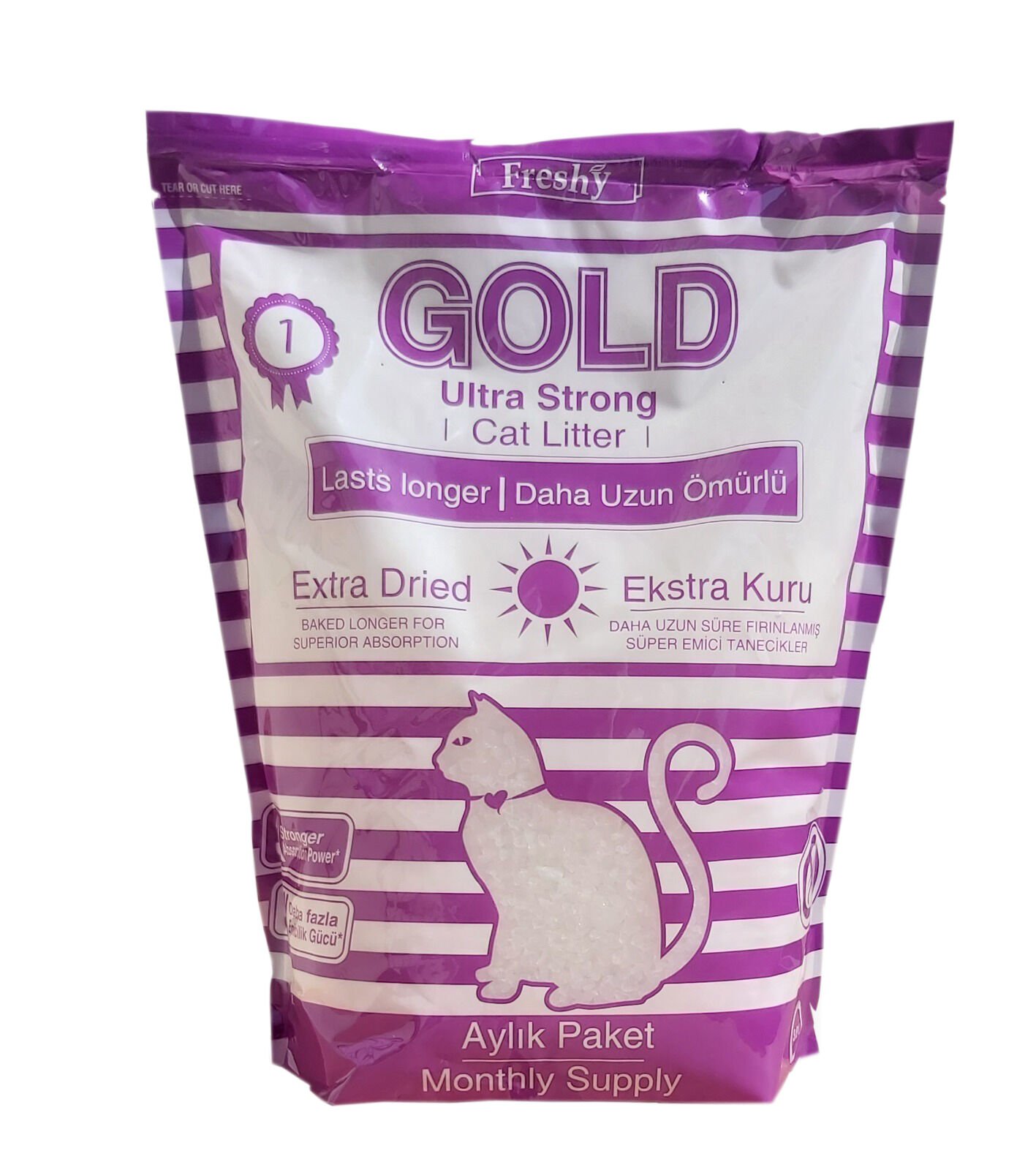 Freshy Gold Eko Silika Kedi Kumu 1,4 Kg