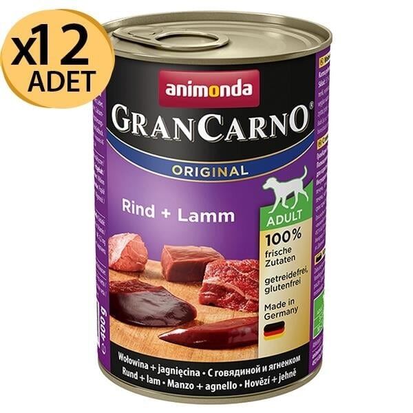 Animonda Carno Kuzu & Biftek Köpek Konservesi 400 Gr X 12 Adet