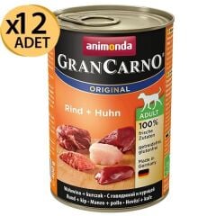 Animonda Gran Carno Sığır & Tavuk Köpek Konservesi X 12 Adet