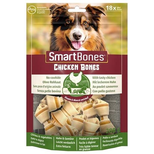 Smart Bones Tavuklu Düğüm Köpek Ödül Kemiği Mini 128 Gr