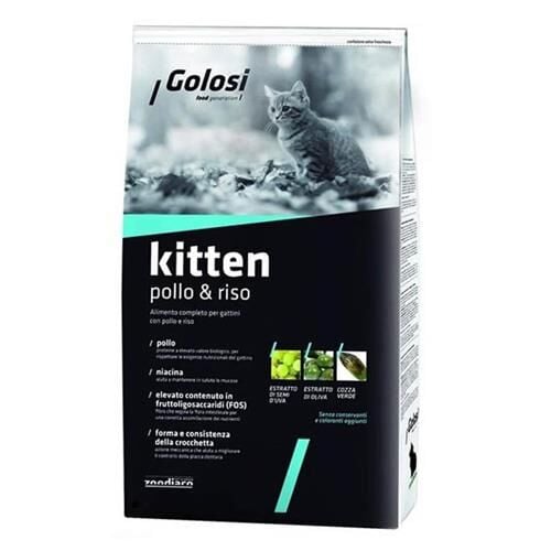 Golosi Pollo Riso Tavuk ve Pirinçli Yavru Kedi Maması 1,5 Kg