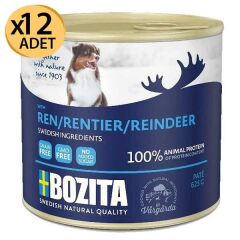 Bozita Tahılsız Geyikli Köpek Konservesi 625 Gr  X 12 Adet