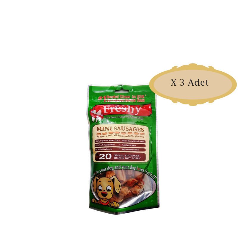 Freshy Biftekli Mini Sosis Ödülleri 100Gr X 3 Adet