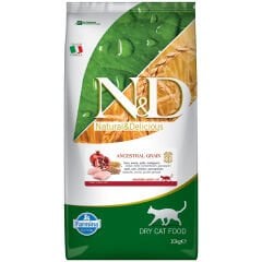 N&D Düşük İlkel Tahıllı Tavuk ve Narlı Kısırlaştırılmış Kedi Maması 10 Kg