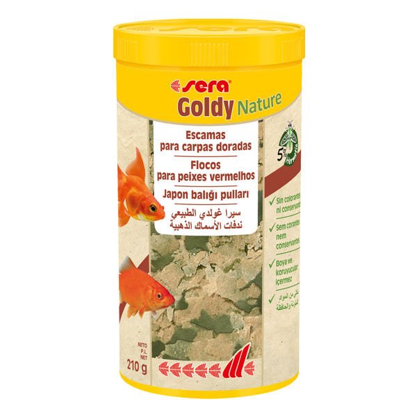 Sera Goldy Nature Japon Balığı Yemi Pul 1000 Ml 210 Gr