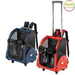 Ferplast Trolley Çekçekli Kedi Köpek Taşıma Çantası 32 cm x 28 cm x 51 cm