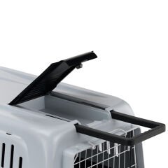 Ferplast Atlas 50 Köpek Taşıma Kabı Gri 81 cm x 55,5 cm x 58 cm