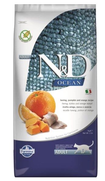 N&D Ocean Pumpkin Ringa Portakal Adult 5 Kg