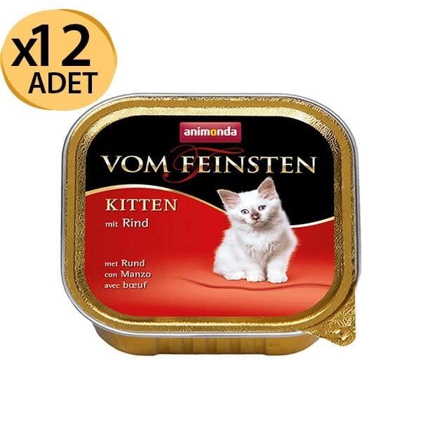 Animonda Sığır Etli Yavru Kedi Konserve 100 Gr X 12 Adet