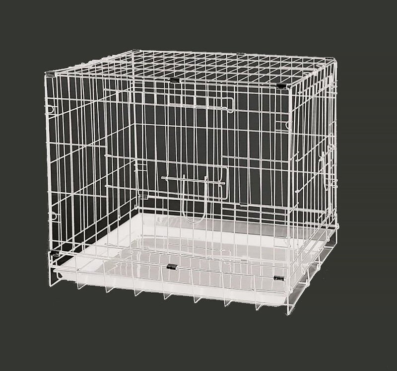 Dayang Köpek Kafesi 61 cm x 44 cm x 50 cm Beyaz