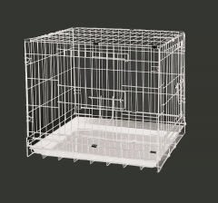 Dayang Köpek Kafesi 61 cm x 44 cm x 50 cm Beyaz