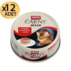 Animonda Carny Ocean Ton+Sığır Konserve 80 Gr X 12 Adet