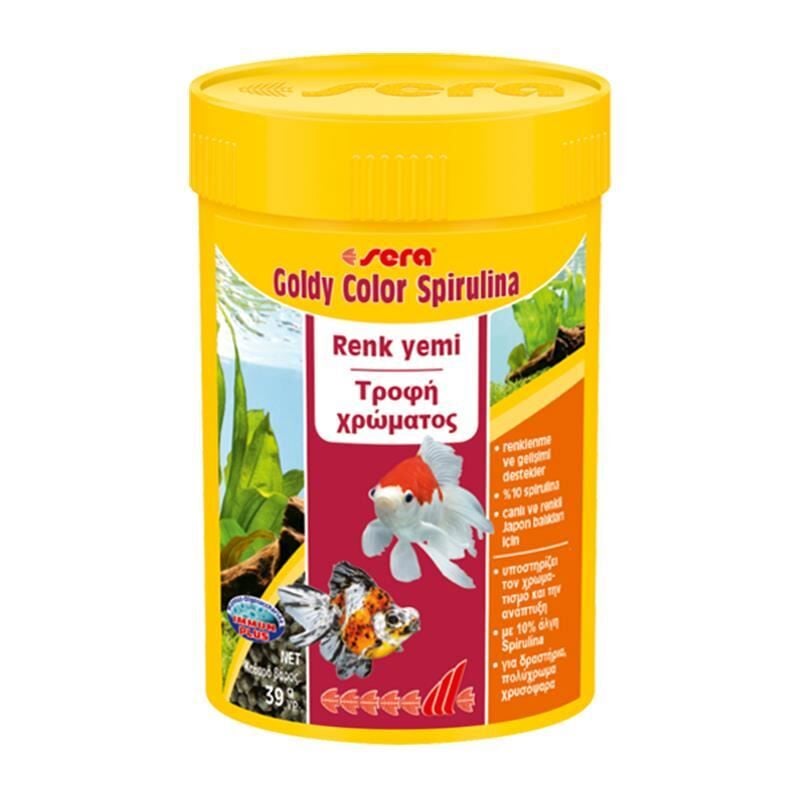 Sera Goldy Color Spriluna Japon  Balıkları için Renklendirici Yem 100 ml