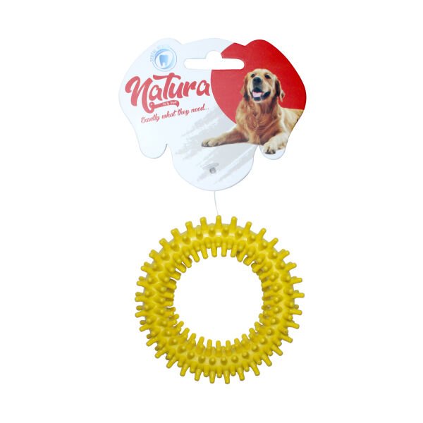 Natura Plastik Dikenli Halka  Köpek Oyuncak 10 Cm