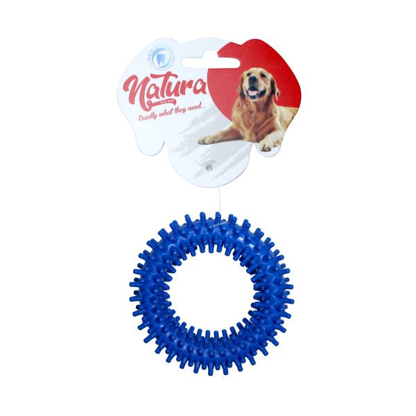 Natura Plastik Dikenli Halka  Köpek Oyuncak 10 Cm