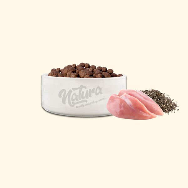 Natura LowGrain Mini Adult Dog Food with Chicken & Chia Seed 2,75kg