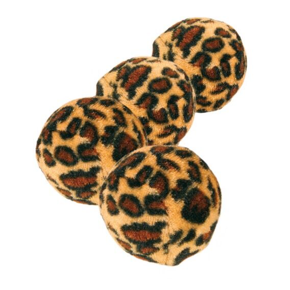 Trixie Kedi Leopar Desenli Top Oyuncak 4cm (4ad)