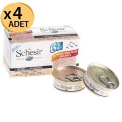 Schesir Ton&Somon Kedi Konserve 6x50g 4 Paket