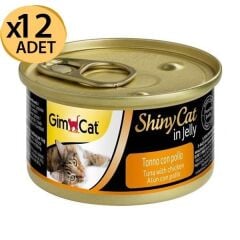 Gimcat Jelly Ton Balıklı&Tavuklu Konserve 70g  X 12 Adet