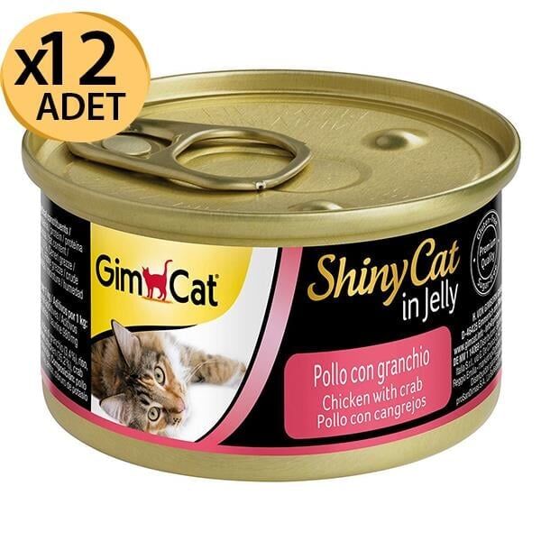 Gimcat Jelly Tavuk&Yengeçli Kedi Konserve 70g x12