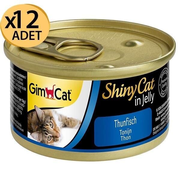 Gimcat Jelly Ton Balıklı Kedi Konservesi 70 gr x12