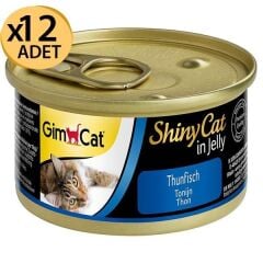 Gimcat Jelly Ton Balıklı Kedi Konservesi 70 gr x12