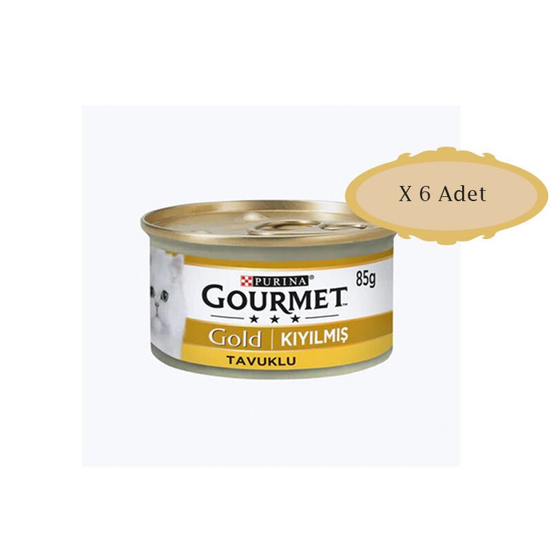 Gourmet Gold Kıyılmış Tavuklu Kedi Konserve 85Gr X 6 Adet
